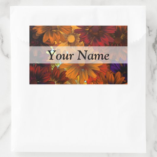 t rechthoekige sticker (Tas)