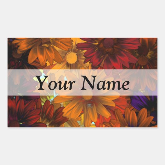 t rechthoekige sticker (Voorkant)