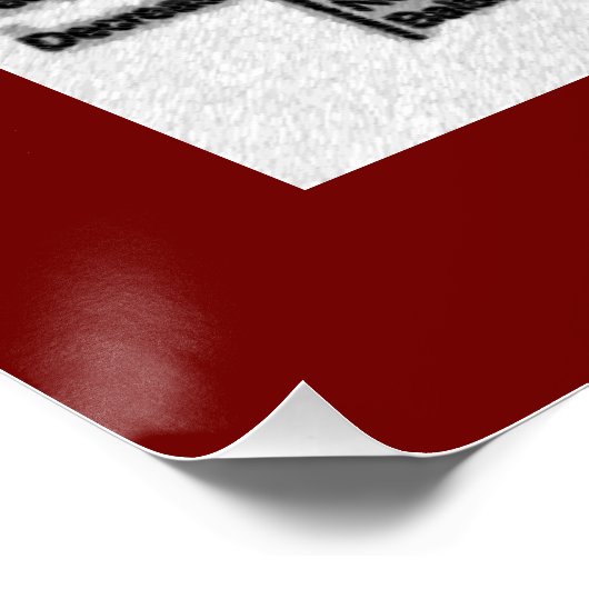 "T-rekeningen" Poster (Hoek)