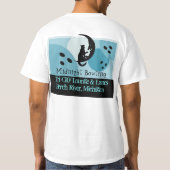 t Retro Style Bowling Balls Bowlers Midnight Bowl T-shirt (Achterkant)