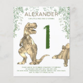 T-Rex 1e Verjaardagsfeest Wildebras (Voorkant)