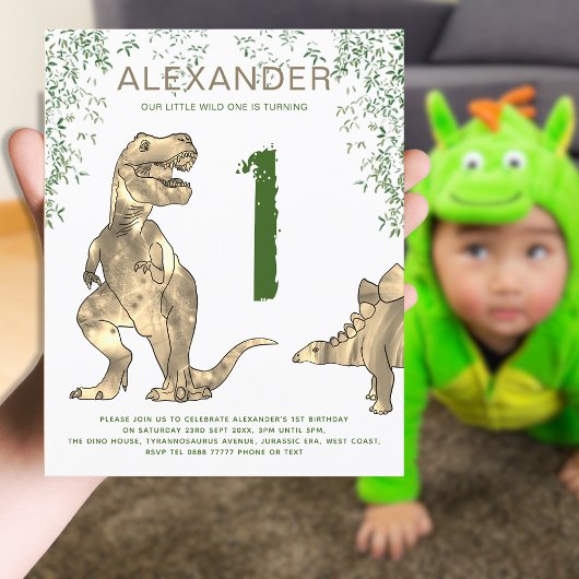 T-Rex 1e Verjaardagsfeest Wildebras