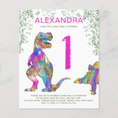 T Rex 1e Verjaardagsfeestje (Voorkant)