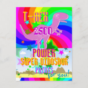 T-Rex 2500 Power Super Dinosaur Punten voor u! Briefkaart