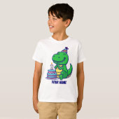 T-Rex 2e verjaardag T-shirt (Voorkant volledig)