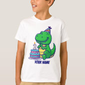 T-Rex 2e verjaardag T-shirt (Voorkant)
