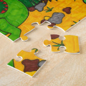 T-Rex afstempelen Legpuzzel (Zijkant)