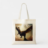 T Rex Angel Tote Bag (Achterkant)