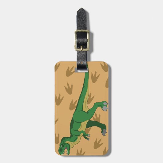 T-Rex Bagagelabel (Voorkant verticaal)