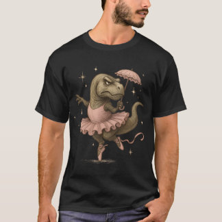 T-Rex Ballerina Shirt – Funny Dinosaur in Tutu