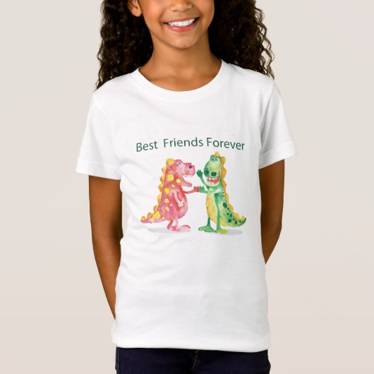 T Rex Beste vriend T-shirt (Voorkant)