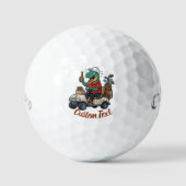 T-Rex Bier Golfballen - Aangepaste Callaway Dinosa (Voorkant)