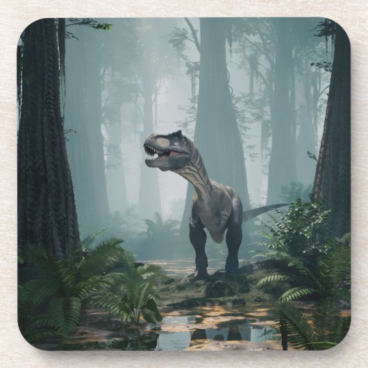 T-Rex Bier Onderzetter (Voorkant)