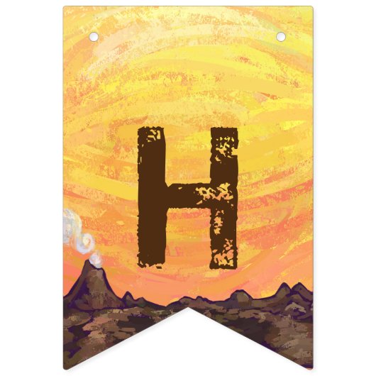 T-Rex Birthday Party Banner voor stomme koppen en  (Tweede vlag)