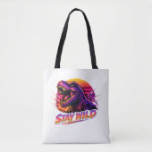 T-Rex Blijf Wild Tote Bag (Voorkant)