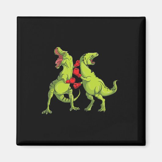 T-rex Boksen  Magneet (Voorkant)