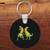 T-rex Boksen  Sleutelhanger (Voorkant)