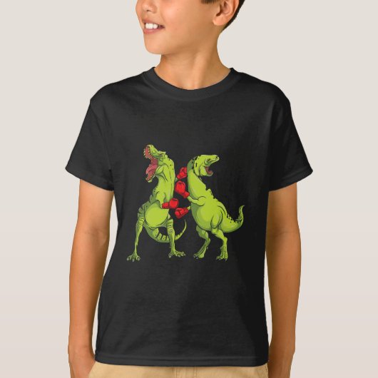 T-rex Boksen  T-shirt (Voorkant)