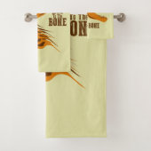 T-Rex-Botten Bad Handdoek (Insitu)