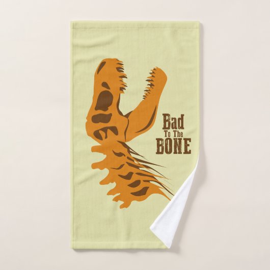 T-Rex-Botten Bad Handdoek (Handdoek)