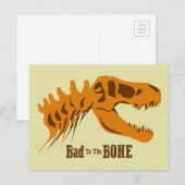 T-Rex-Botten Briefkaart (Voorkant / Achterkant)