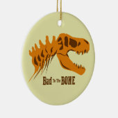 T-Rex-Botten Keramisch Ornament (Rechts)