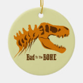 T-Rex-Botten Keramisch Ornament (Voorkant)