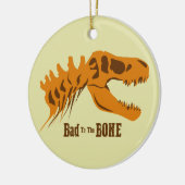 T-Rex-Botten Keramisch Ornament (Links)