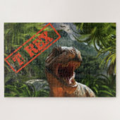 T Rex Boys Dinosaur Jurassic Legpuzzel (Horizontaal)