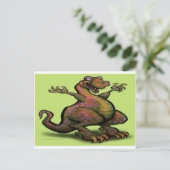 T-Rex Briefkaart (Staand voorkant)