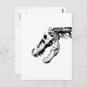 t-rex briefkaart (Voorkant / Achterkant)