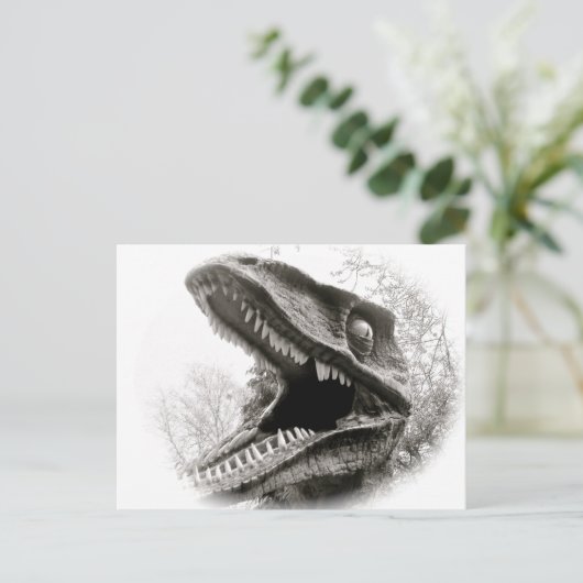 T-Rex-Briefkaart Briefkaart (Staand voorkant)