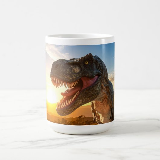 T-Rex Brul ontwerp Koffiemok (Center)
