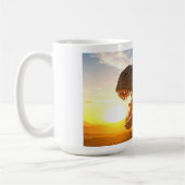 T-Rex Brul ontwerp Koffiemok (Links)