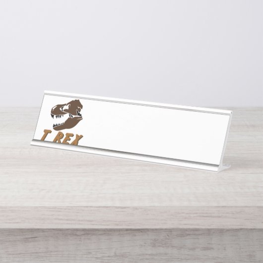 T Rex Bureau Naambordje (Voorkant)