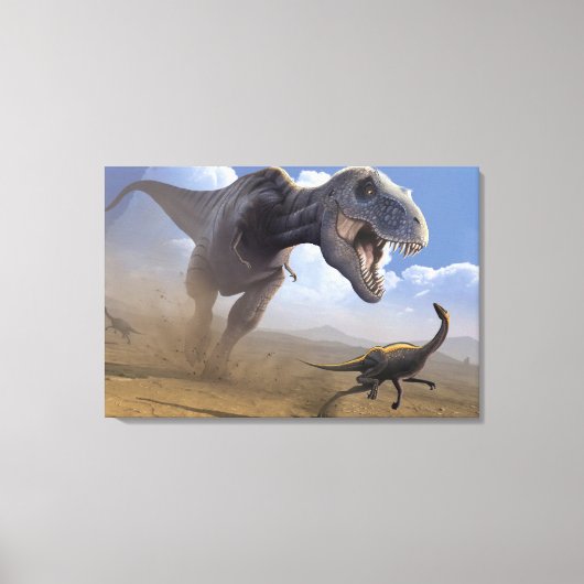 T Rex Canvas Afdruk (Voorkant)