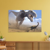 T Rex Canvas Afdruk (Insitu (Woonkamer))