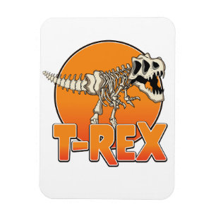 T-REX cartoonalogo Magneet