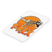 T-REX cartoonalogo Magneet (Linkerzijde)