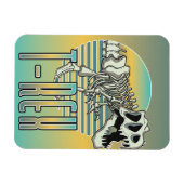 T-REX cartoonalogo Magneet (Horizontaal)