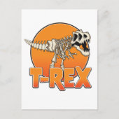 T-REX cartoonalogo Uitnodiging Briefkaart (Voorkant)