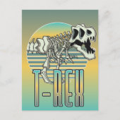 T-REX cartoonalogo Uitnodiging Briefkaart (Voorkant)