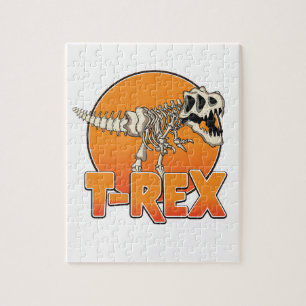T-REX cartoonlogo Legpuzzel