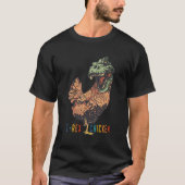 T-REX Chicken Funny Dinosaur T-shirt (Voorkant)