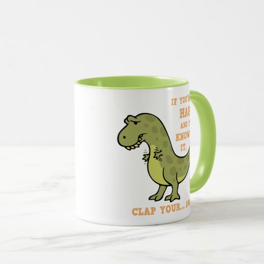 T-Rex Clap II Mok (Voorkant rechts)