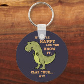 T-Rex Clap II Sleutelhanger (Voorkant)