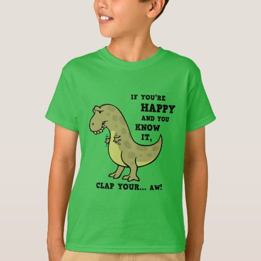 T-Rex Clap II T-shirt (Voorkant)