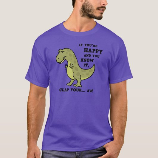 T-Rex Clap II T-shirt (Voorkant)