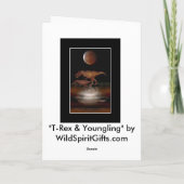 T-REX Collectie Feestdagen Kaart (Achterkant)