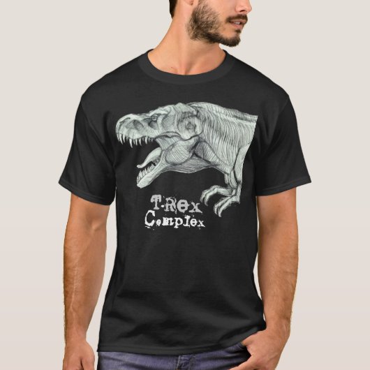T Rex Complex Tyrannosaurus Tee Shirt (Voorkant)